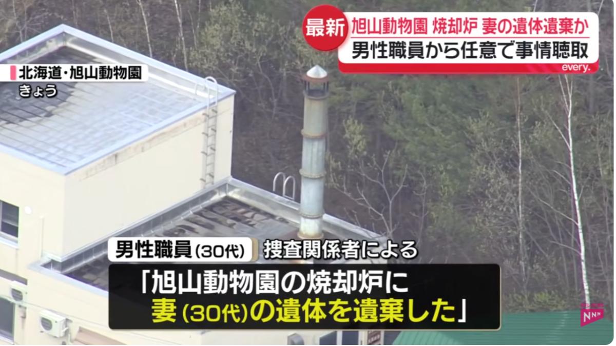30多歲人妻遭棄屍旭山動物園焚化爐 日警:遺體疑已遭焚毀