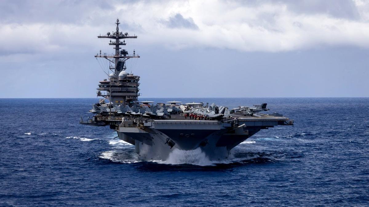美軍第三艘航艦「布希號」抵達中東（圖／CENTCOM）