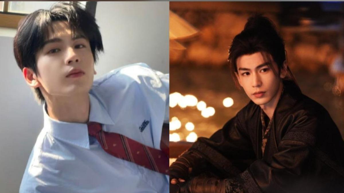 中國男星張凌赫因古裝劇《逐玉》人氣翻漲。(圖/翻攝自微博)