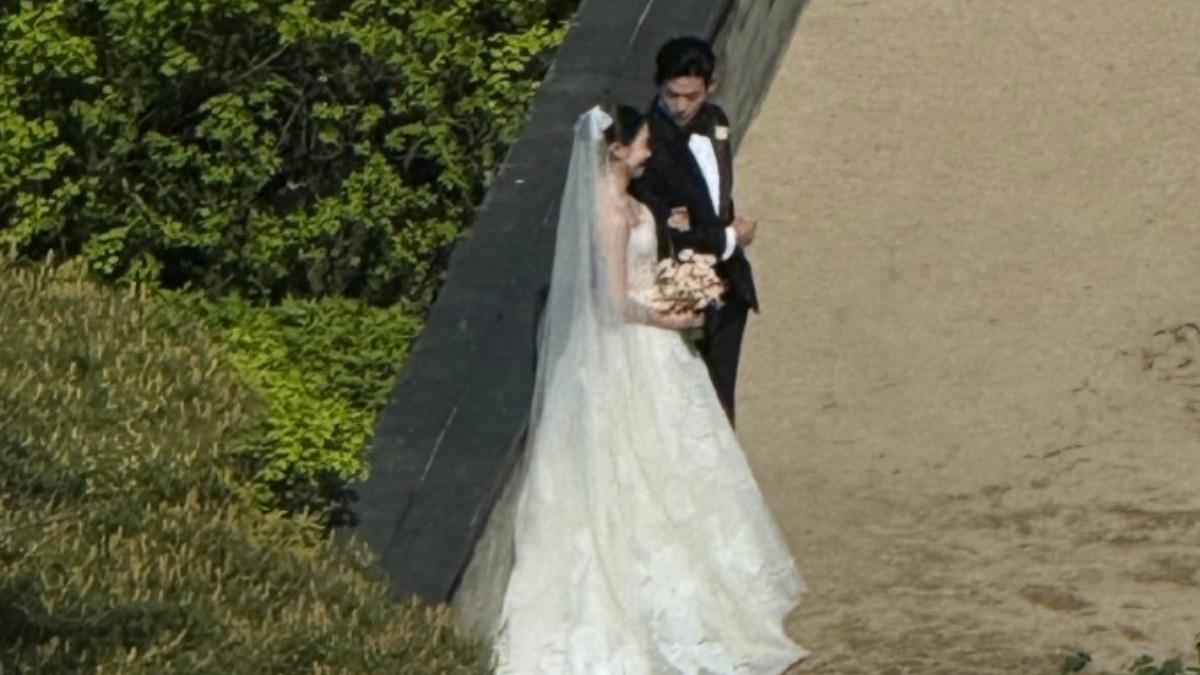 一開窗直擊玉澤演結婚！極密現場照外流　新娘「甜美顏值」全曝光