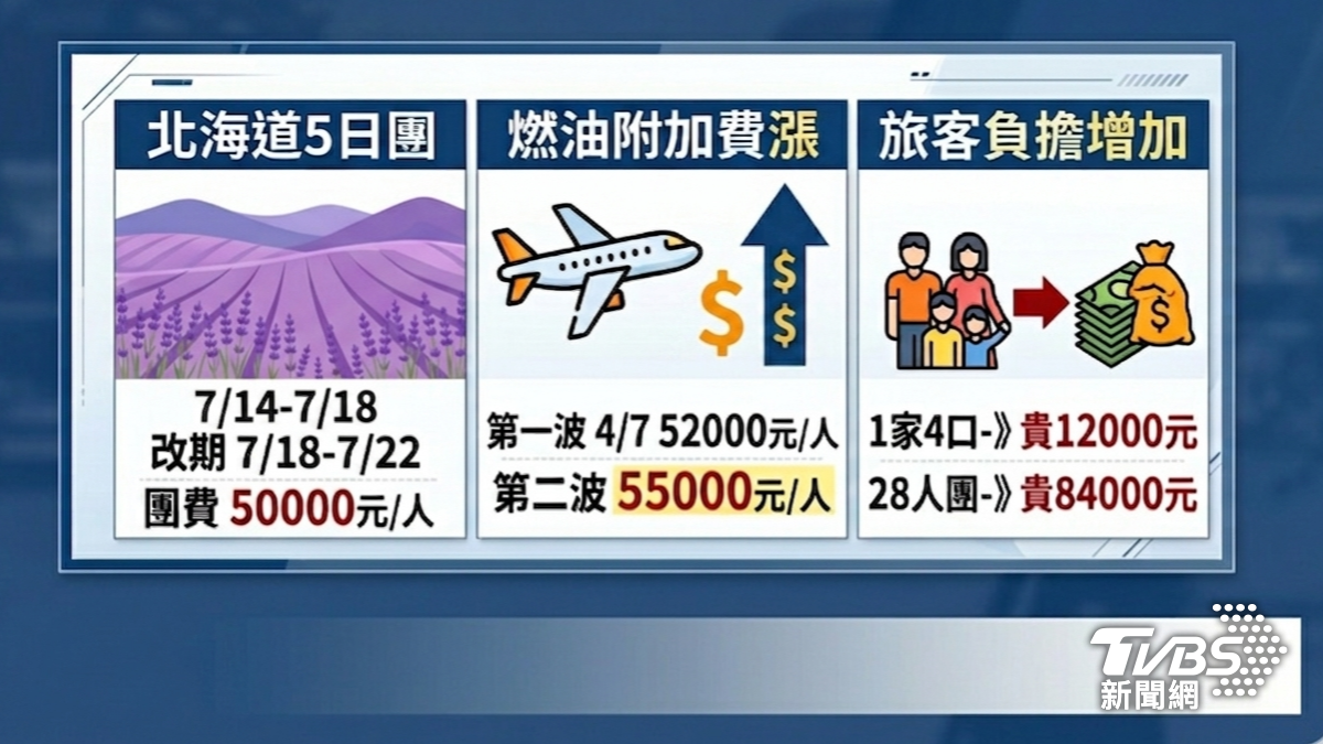 機票漲團費也連帶變貴。（圖／TVBS）