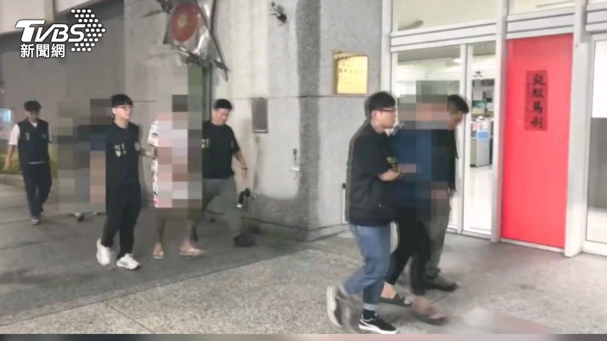 打零工同住變犯罪! 通緝犯+3男4罪名送辦。(圖／TVBS)