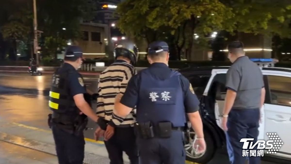 北車男踹飛3歲女童,攻擊完還大笑,涉殺人未遂遭逮。(圖/TVBS)