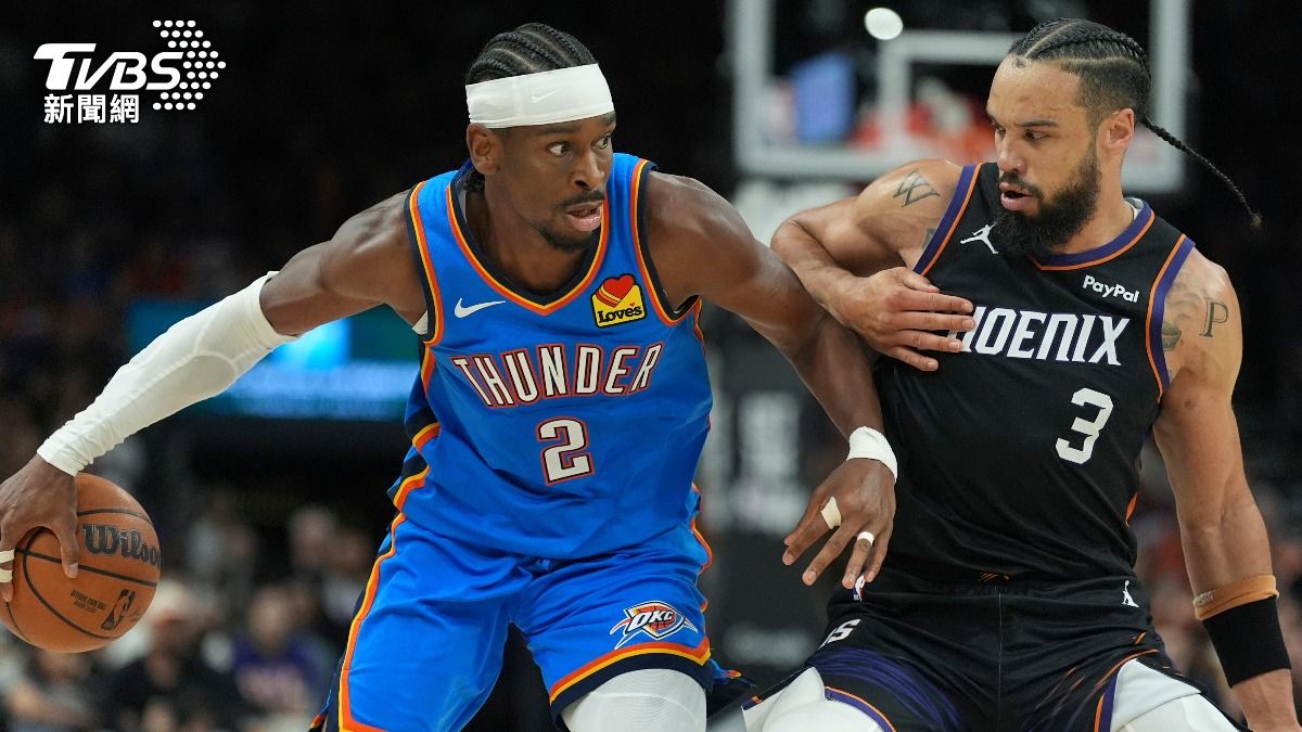 NBA季後賽/SGA狂轟42分!雷霆再劈落太陽 系列戰3:0聽牌