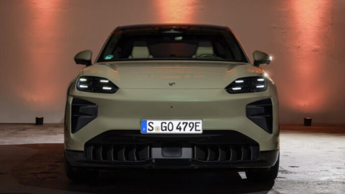 車頭主動式進氣口為Cayenne Coupé Electric全車系標配。（圖／Porsche）