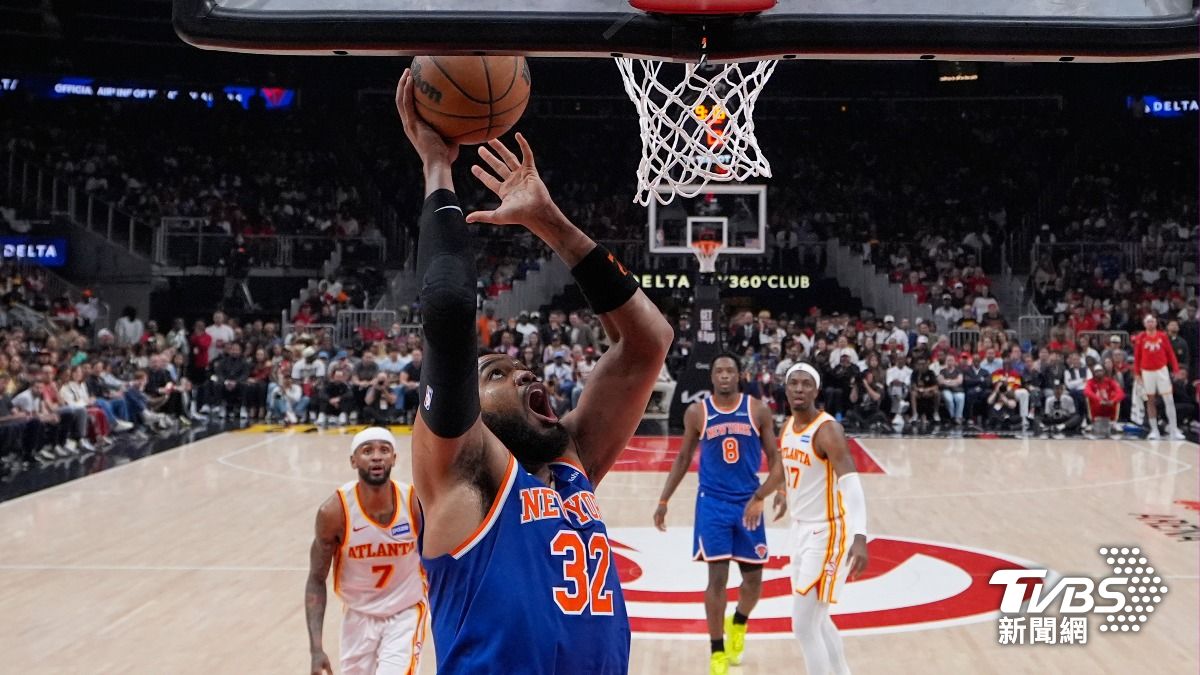 NBA季後賽/湯斯飆首場大三元!尼克痛宰老鷹 系列賽2比2扳平