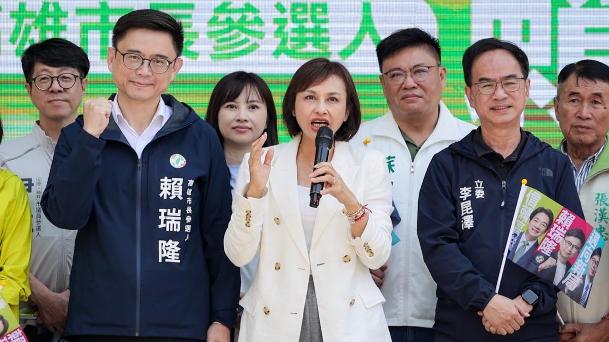 初選後首合體!邱議瑩現身力挺 賴瑞隆:用事實對抗挑撥分化