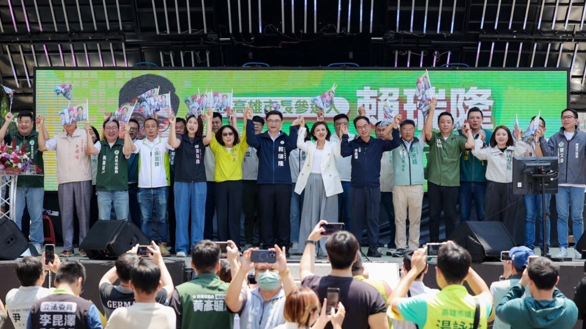 民進黨高雄市長參選人、綠委賴瑞隆今（26）日舉辦小港後援會成立大會。（圖／賴瑞隆辦公室提供）