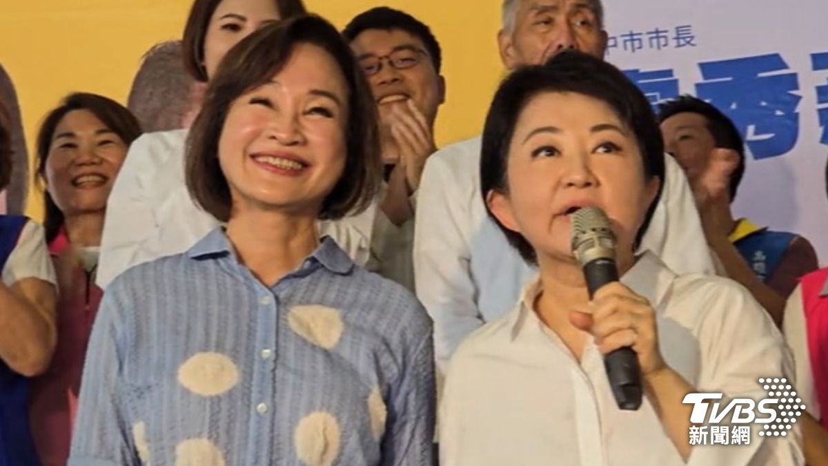 盧秀燕助陣柯志恩（圖／TVBS資料畫面）