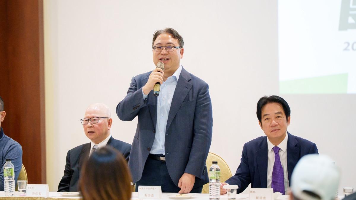 黃世杰強調，桃園一定要團結，才能拚出更好的未來。（圖／黃世杰競總提供）