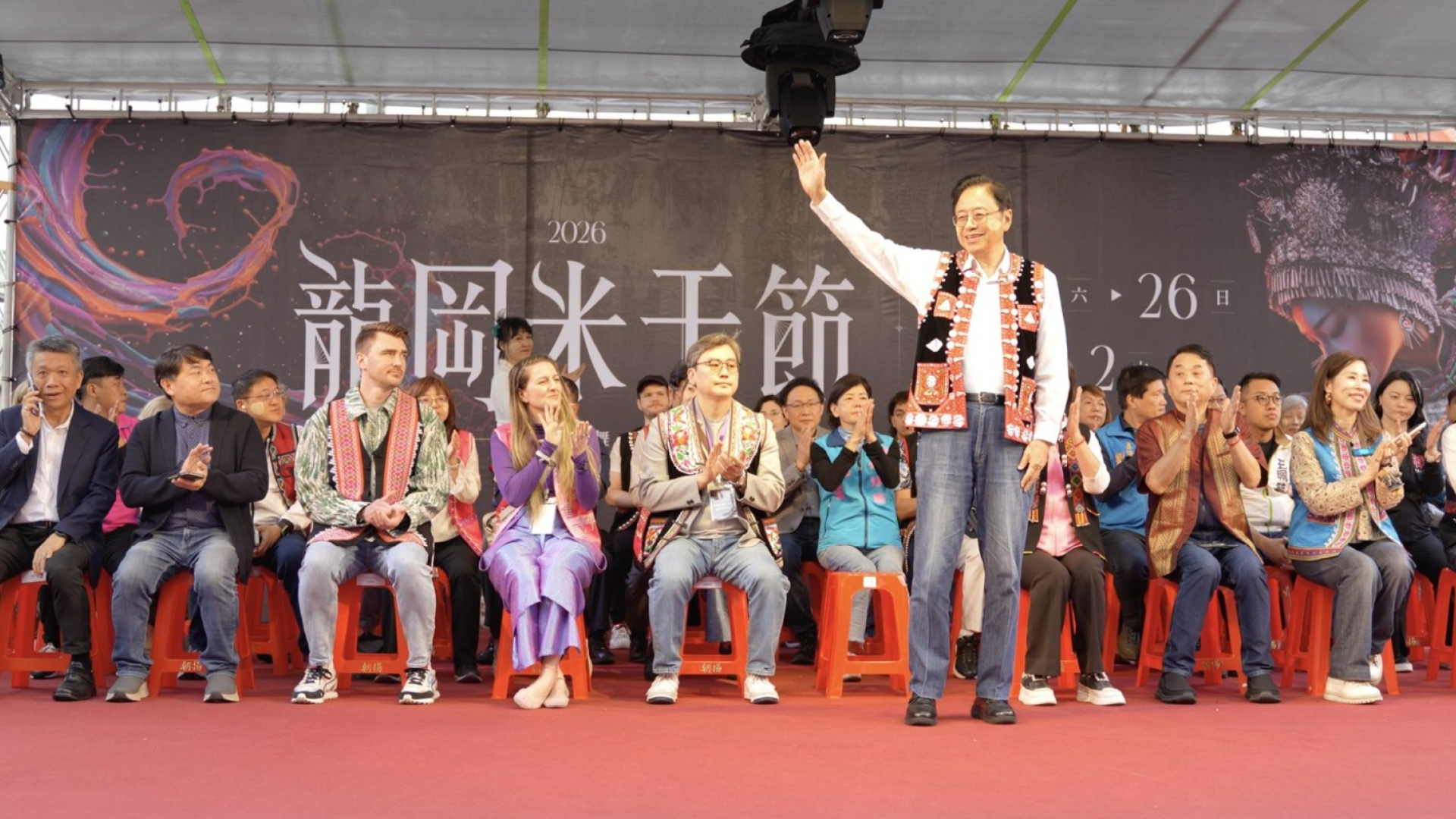 2026桃園龍岡米干節潑水祈福開幕登場 異域文化齊聚龍岡 以水傳福揭開年度盛典序幕