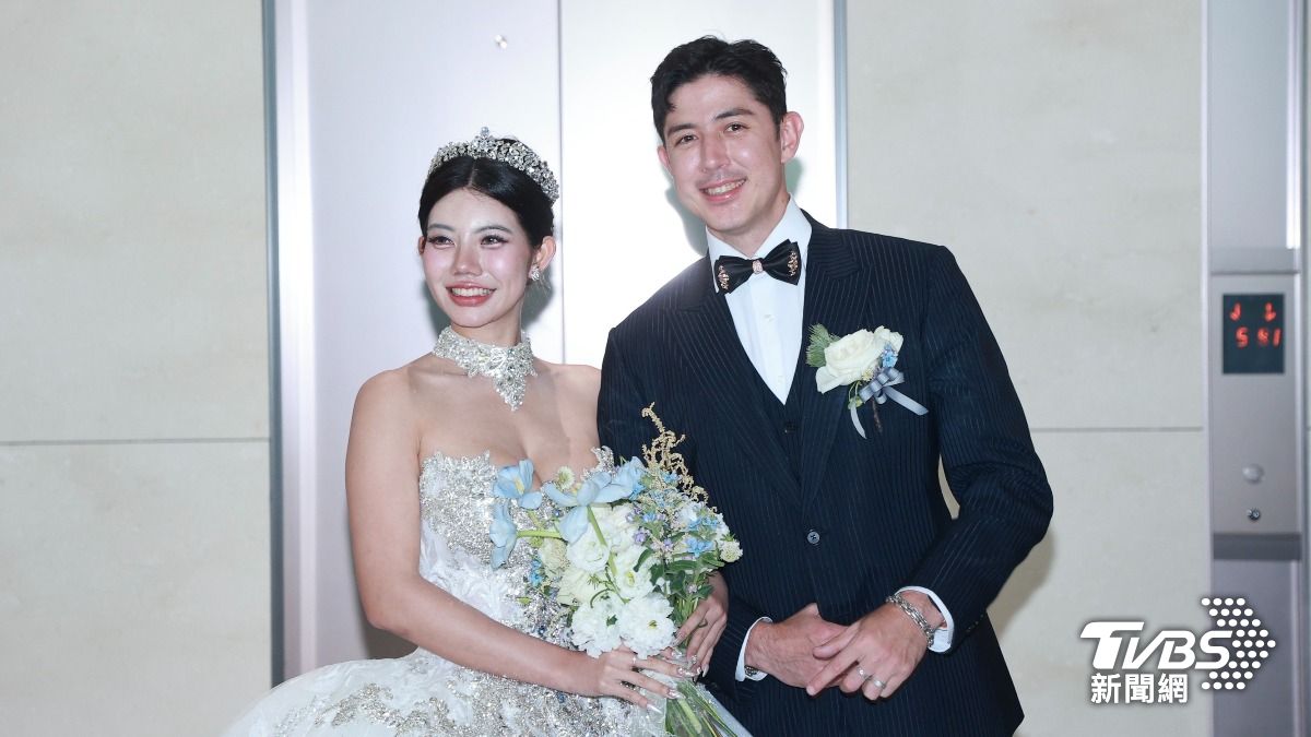 混血男神舞陽結婚!辣妻披白紗炸出「渾圓半球」 求婚3次爆登記卡關
