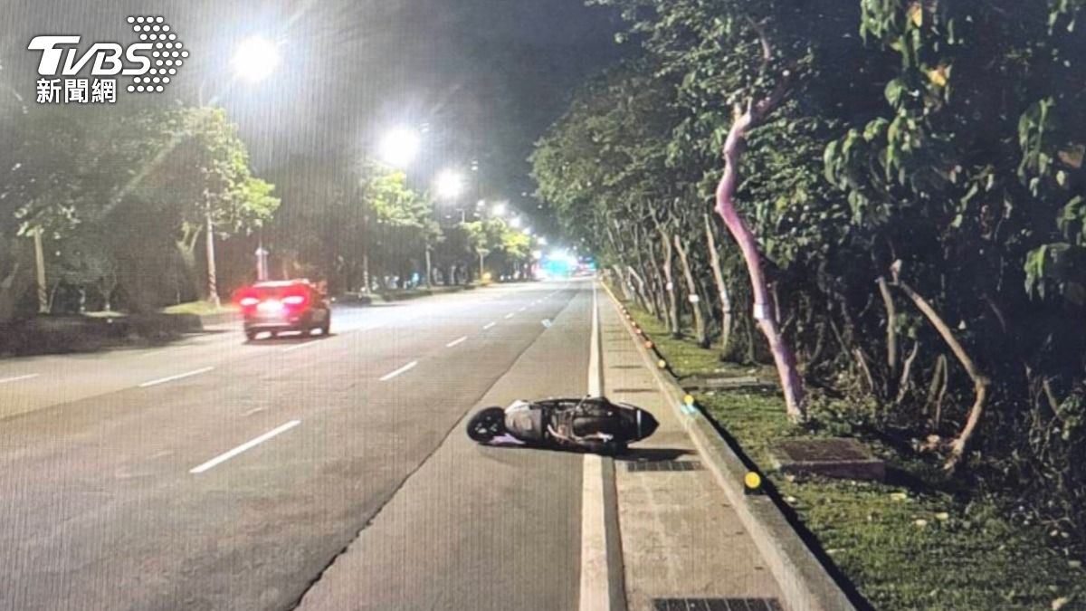 北投男「深夜走在馬路上」　21歲女騎士猛撞飛慘摔