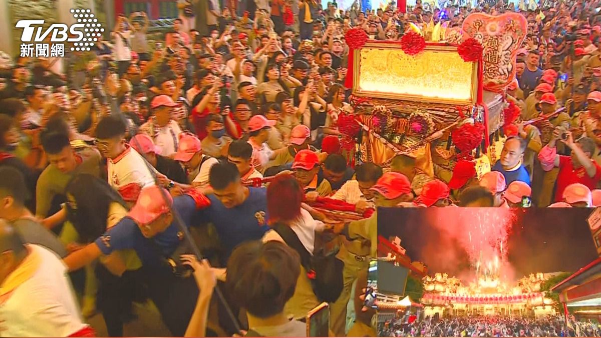 大甲媽回鑾80萬人湧入!凌晨才安座 2衝突險釀事端