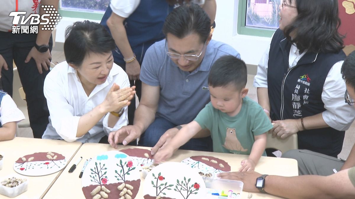 台中龍井親子館開幕! 盧秀燕體驗手作:很棒的食農教育
