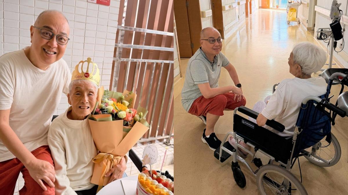 「馬姐」梁愛抗癌近況曝!消瘦坐輪椅惹心疼 老友楊紹鴻北上送暖