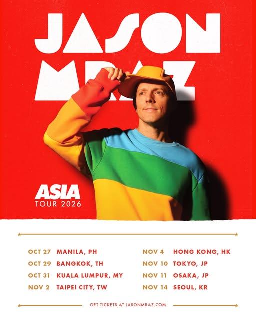 2026演唱會-台灣演唱會-Jason Mraz演唱會-Jason Mraz演唱會門票