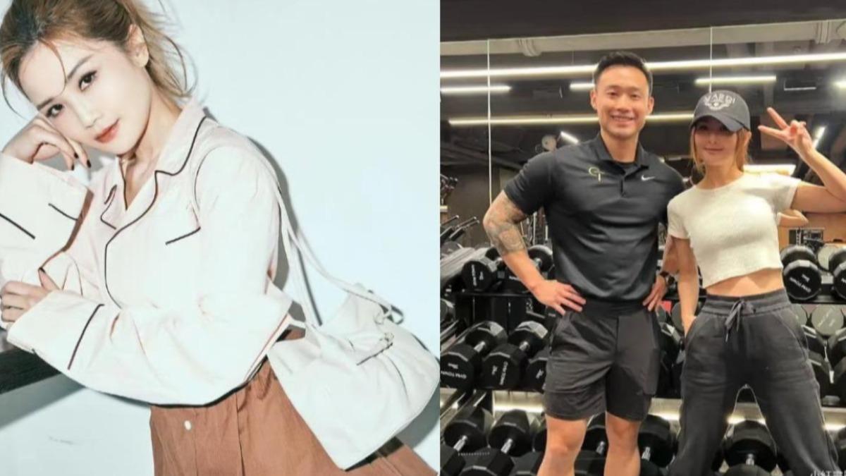 蔡卓妍（阿Sa）過去傳出正與健身教練Elvis熱戀中。（圖／翻攝自小紅書）