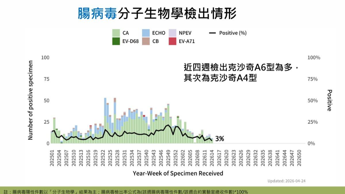 目前社區仍以「克沙奇A6型」最為流行。(圖/CDC)