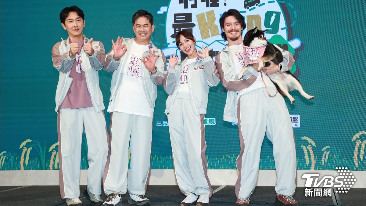 施名帥、洪都拉斯、黃姵嘉、周厚安出席記者會。(圖/趙世平攝)