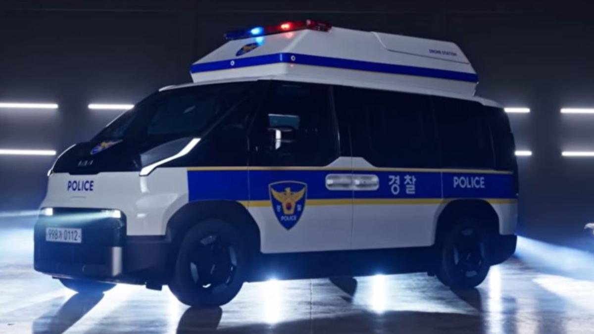 南韓警方導入AI智慧巡邏車。（圖／翻攝自韓國國家警察廳YouTube）