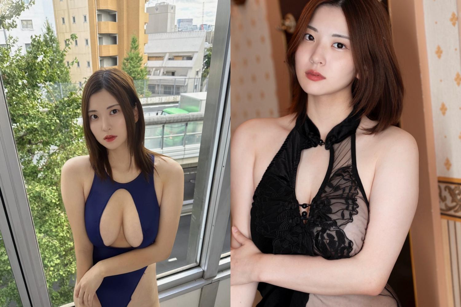 白木聖菜目前以寫真女星身分活躍。(圖/翻攝自白木聖菜推特)