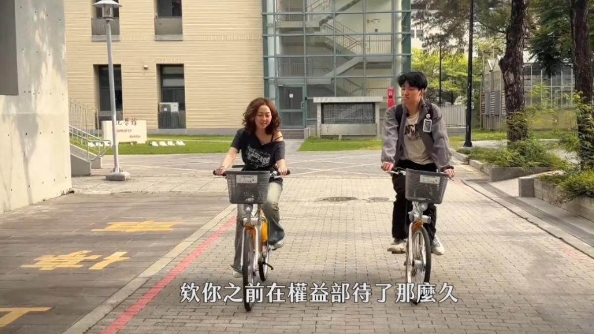 成大醫學系學生楊承叡將與搭檔陳彥馨參選學生會長、副會長。(圖/IG@bbbbrrrian)