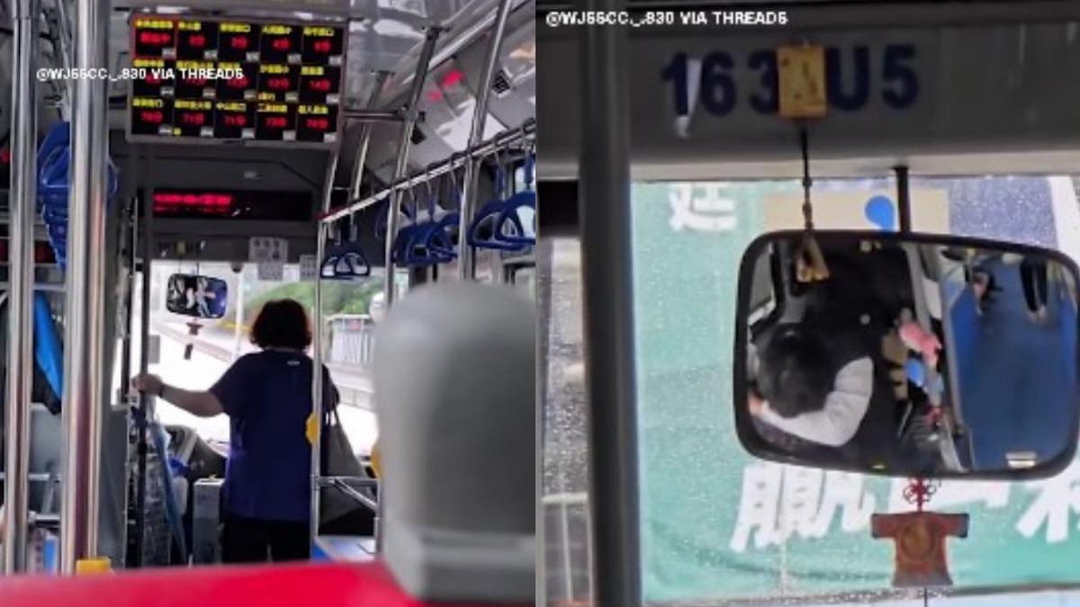 公車司機情緒崩潰，趴在方向盤上痛哭。（圖／翻攝自＠cnn IG）