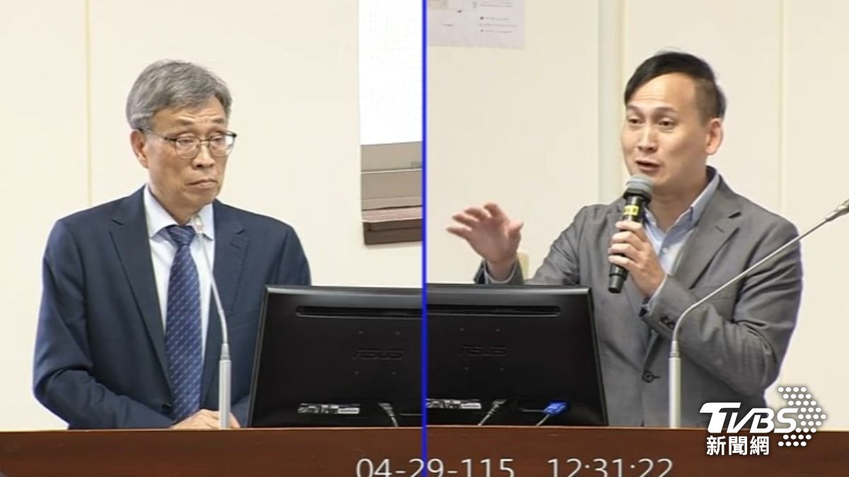 葉元之質詢陳駿季(圖/TVBS資料畫面)
