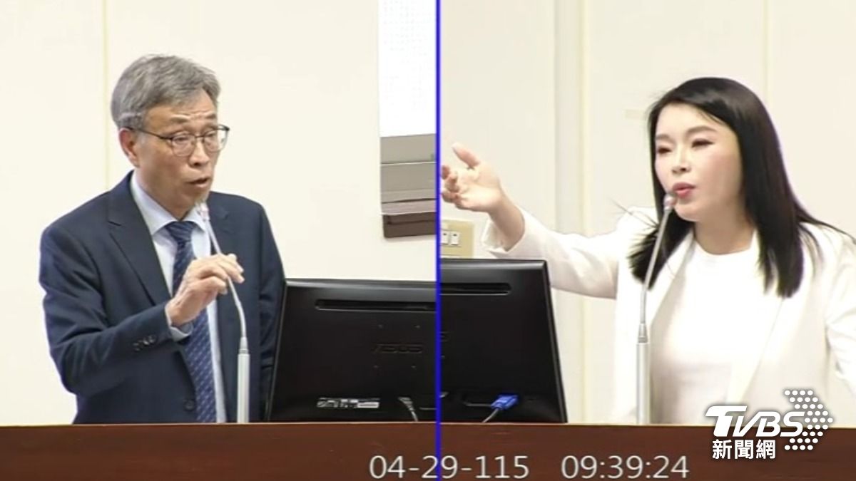 張嘉郡質詢陳駿季（圖／TVBS資料畫面）
