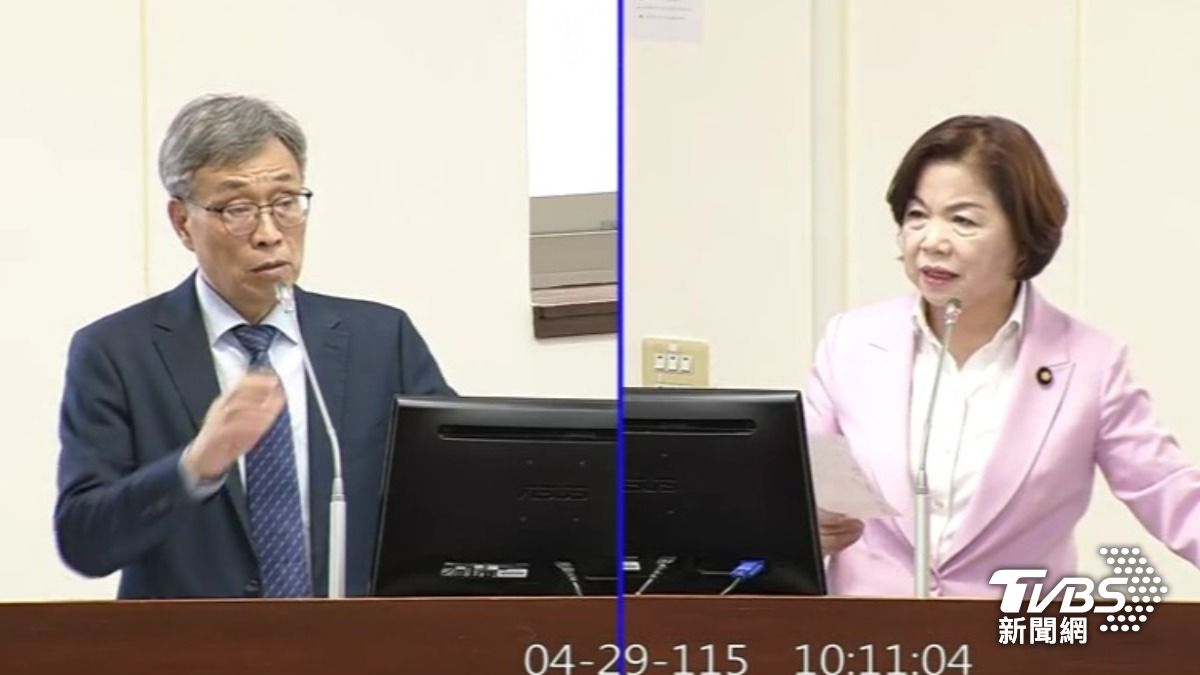 楊瓊瓔質詢陳駿季（圖／TVBS資料畫面）