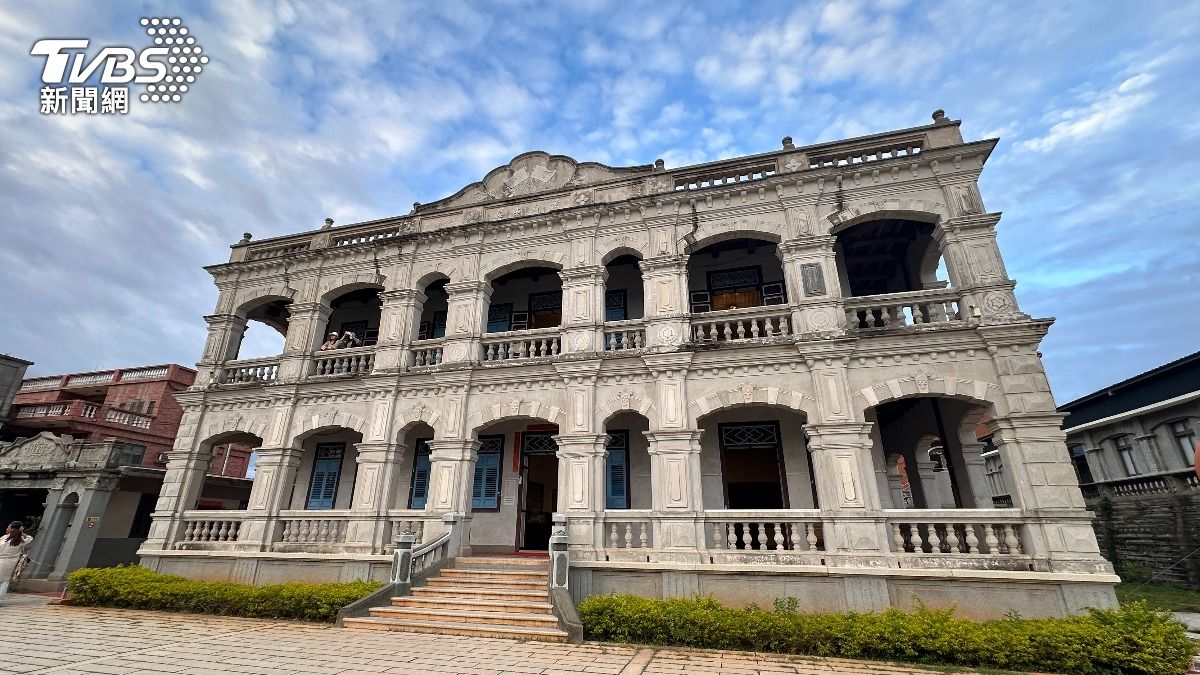金門知名景點陳景蘭洋樓。(圖/程子奕攝)