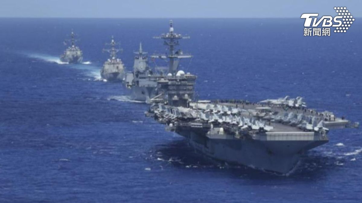 環太平洋美軍林肯號航空母艦資料畫面。(圖/翻攝自美國海軍)