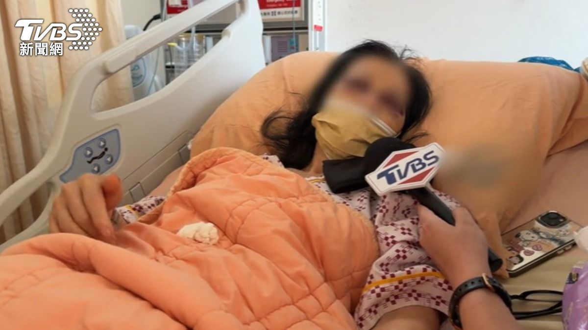 七旬外婆保護孫女遭打成重傷。(圖/TVBS )