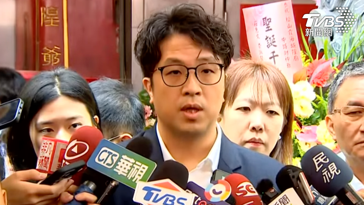 沈伯洋1日受訪。（圖／TVBS）