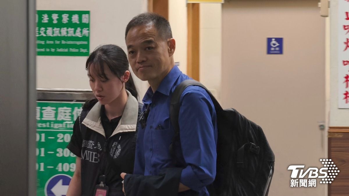 錢姓協理100萬交保。(圖/TVBS)