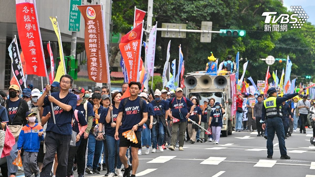 勞動節-勞工-遊行-勞退-雇主-退休-工會-戴國榮-勞保-勞退舊制-勞退新制-資遣費