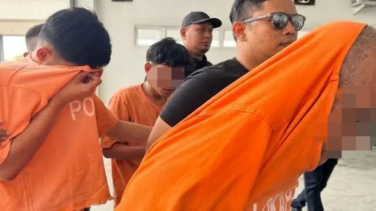 嫌犯遭逮捕。（圖／翻攝聯合早報）