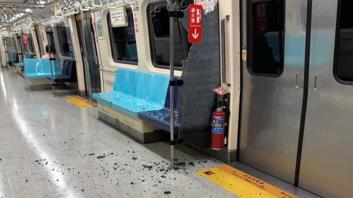 北捷永寧站「車廂玻璃突爆裂」乘客嚇壞 捷運公司回應了