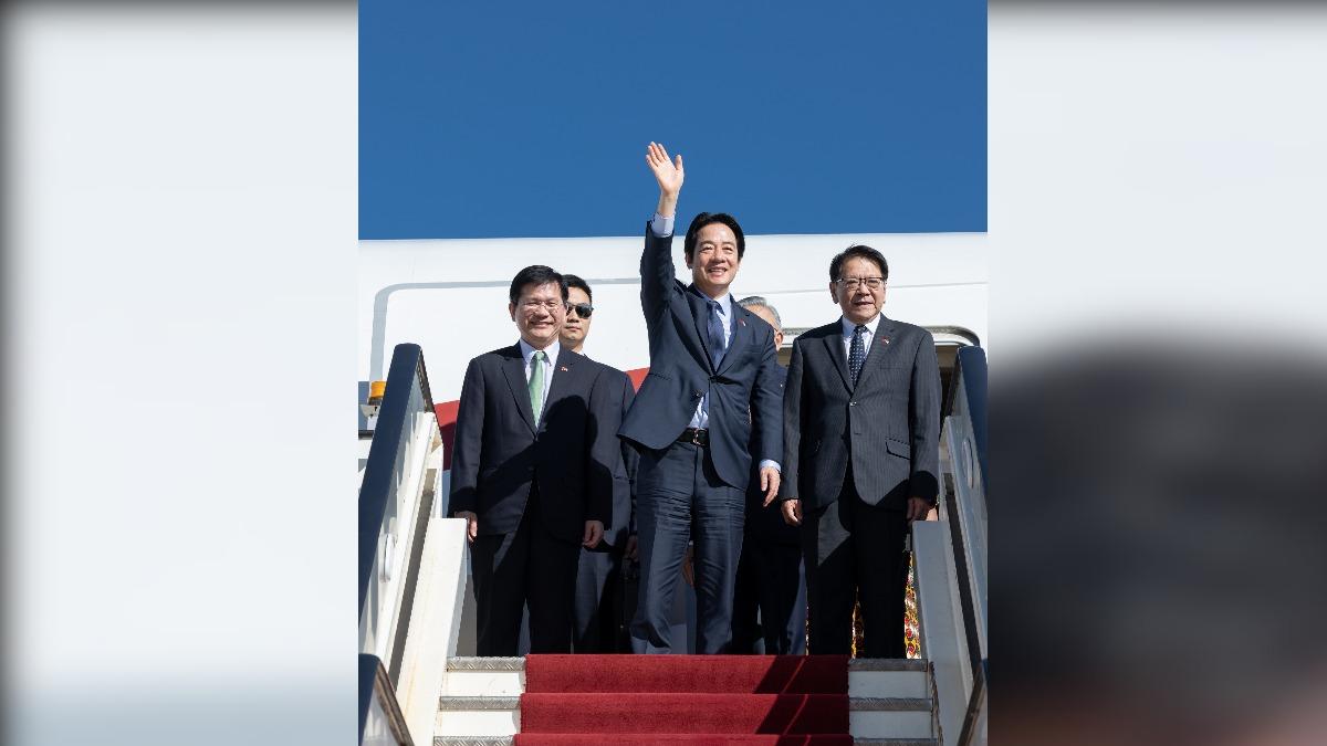 總統此次出訪採ATA模式,也就是抵達目的地後才對外公開。(圖/總統府)