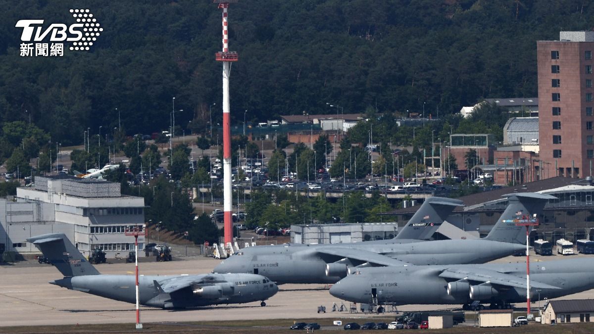 美國空軍駐德國「拉姆斯泰因空軍基地」　（圖／達志影像路透社）