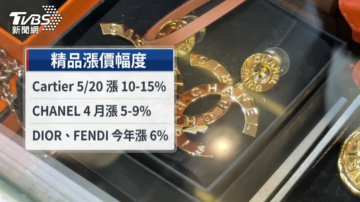 CHANEL在上個月已經調漲5-9%。（圖／TVBS）