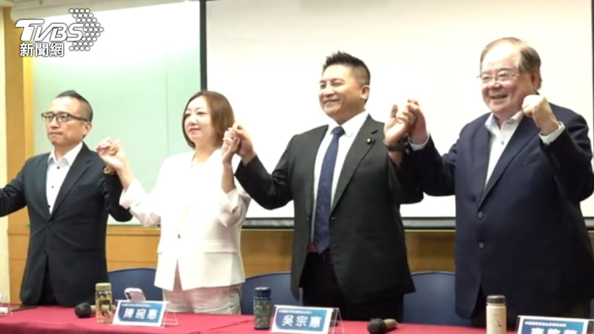 宜蘭縣長藍白初選民調揭曉,由國民黨立委吳宗憲勝出。(圖/TVBS)