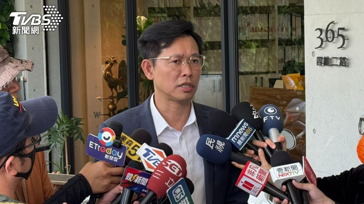 民眾黨高雄市黨部前主委莊貽量。（圖／林雅婷攝）