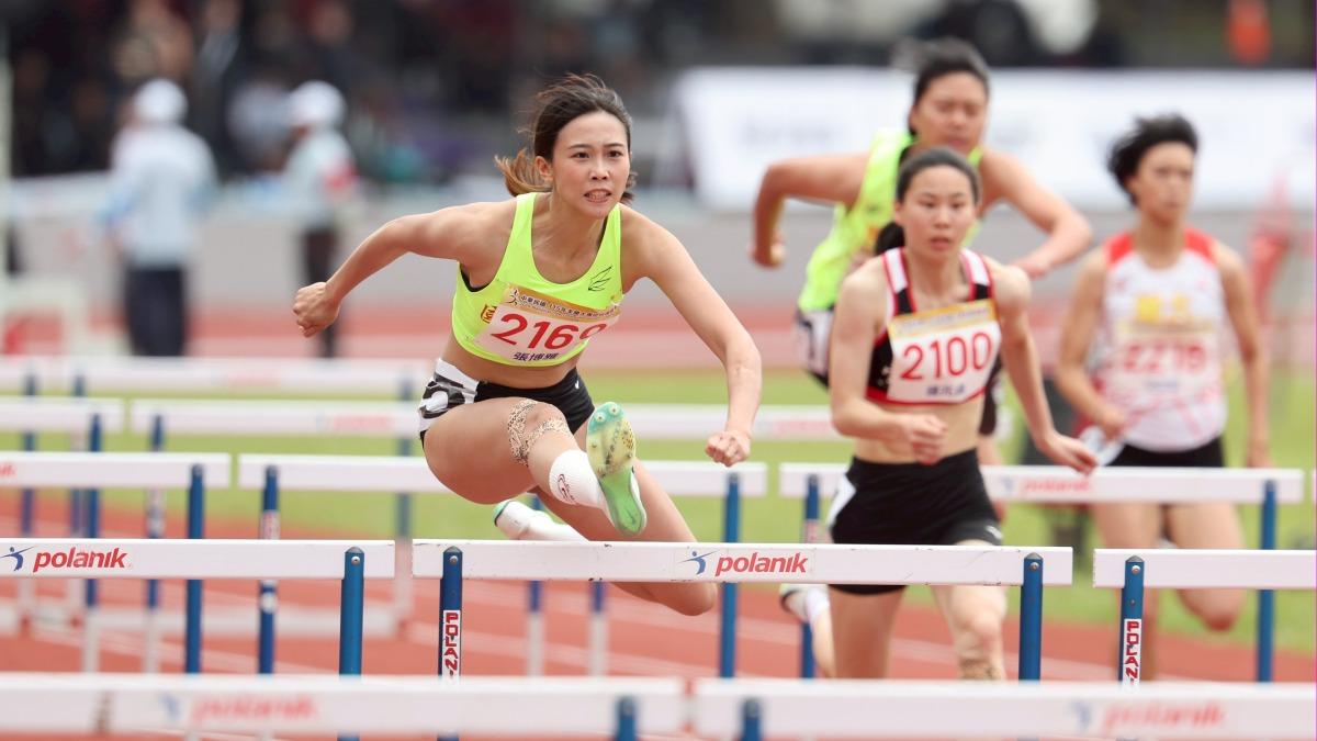 全大運／「跨欄甜心」再封后　張博雅100公尺跨欄四連霸
