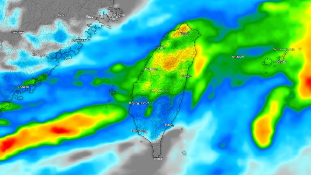 天氣/華南雲雨區東移!今晚變天轉雨 粉專示警3地「下到發黃」