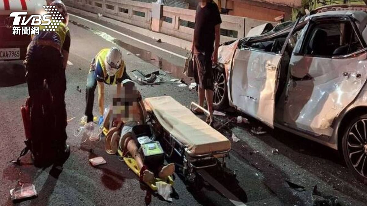 24歲女駕駛才剛成婚，就遇到毒駕死劫。（圖／TVBS）