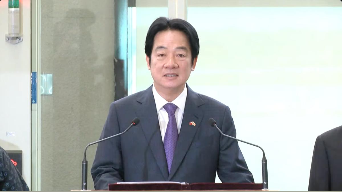 訪非後桃機發表談話 賴清德:地球是圓的、台灣是世界的