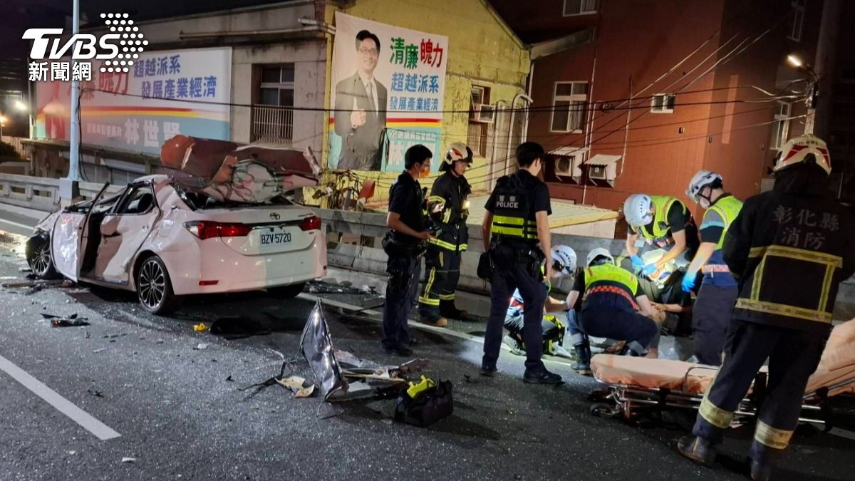 高男毒駕肇事，造成2人死亡。（圖／TVBS）