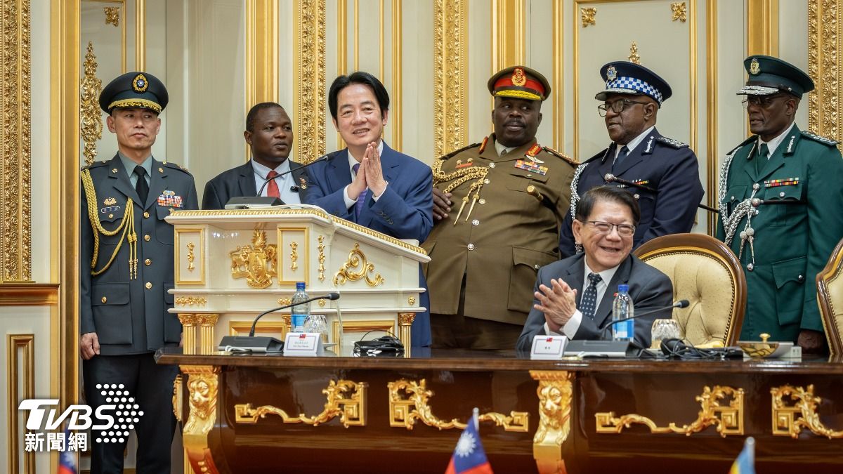 賴總統訪史瓦帝尼返國 WSJ:台灣成功「智取中國」